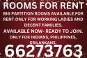 ROOMS FOR RENT IN MAIDAN HAWALLY Maidan Hawally Kuwait