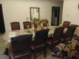 Big dining table with 10 chairs good quality